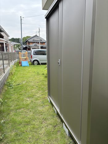 奈良県のお客様の収納庫設置工事　具体的な工事内容1
