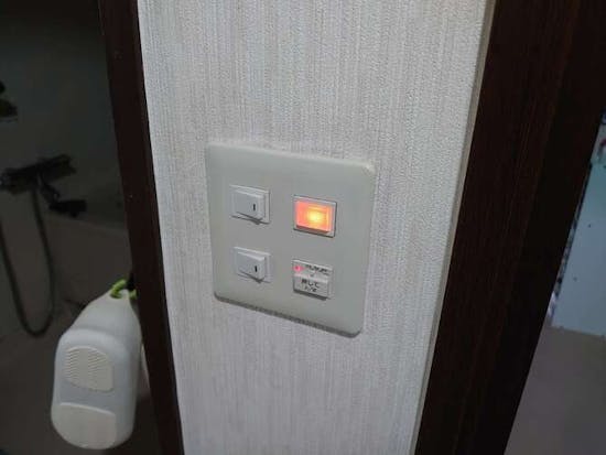 工事後　愛知県海部郡蟹江町のお客様の浴室(換気扇）・トイレのスイッチ交換工事