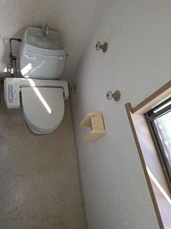 工事前　宮城県遠田郡美里町のお客様のトイレ交換・内装工事