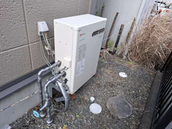 宮城県仙台市のお客様の石油給湯器交換工事