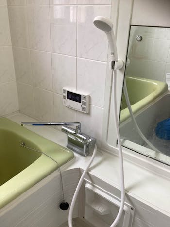 神奈川県足柄上郡のお客様の浴室水栓工事 