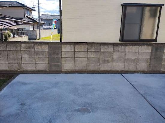 工事前　群馬県太田市のお客様の物置設置工事