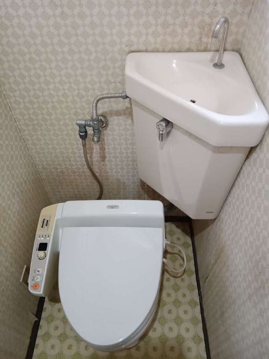 工事前　東京都青梅市のお客様のトイレ便器交換工事