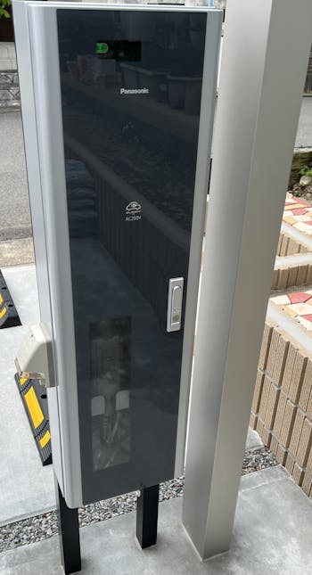 栃木県のお客様の電気自動車充電スタンド設備設置工事