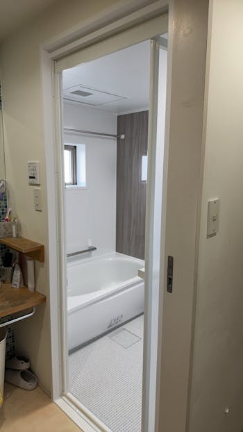 埼玉県朝霞市のお客様の浴室(風呂・ユニットバス)工事