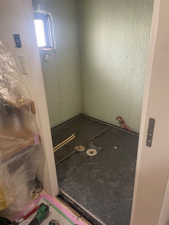 工事前　埼玉県朝霞市のお客様の浴室(風呂・ユニットバス)工事