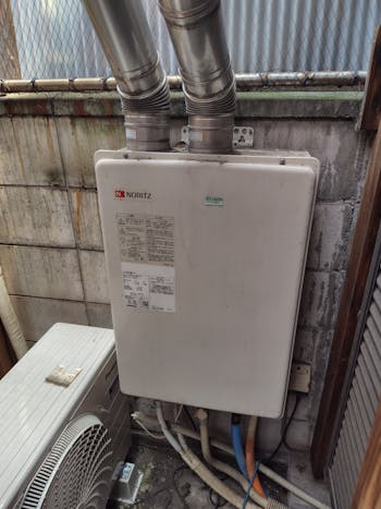 名古屋市港区のお客様のノーリツガス給湯器工事　具体的な工事内容3