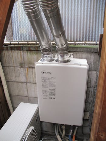 名古屋市港区のお客様のノーリツガス給湯器工事　具体的な工事内容4