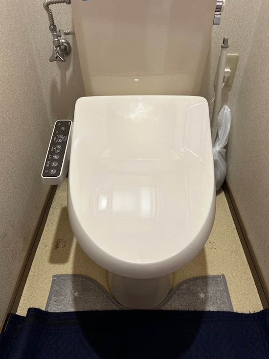 工事後　福島県南相馬市のお客様の温水洗浄便座交換工事
