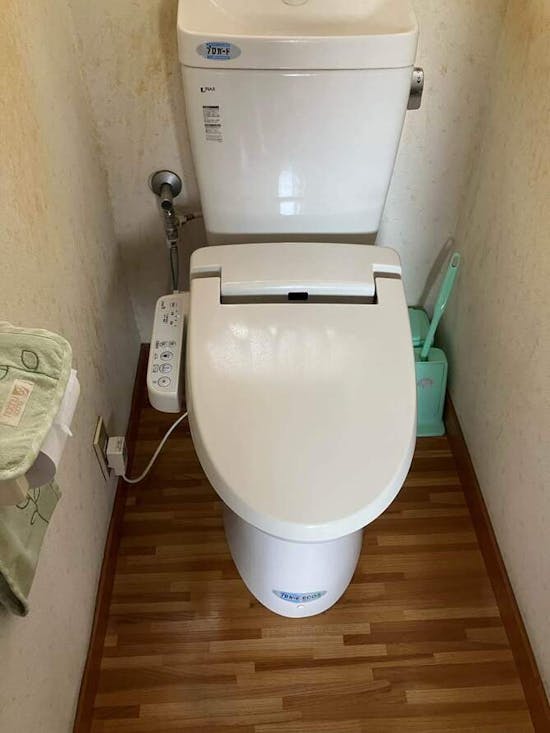 工事前　群馬県佐波郡玉村町のお客様の便座交換工事