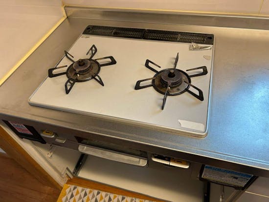 工事前　神奈川県横浜市のお客様のビルコン・フード交換工事