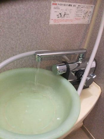 東京都羽村市のお客様のデッキ水栓交換工事