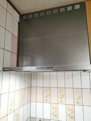 神奈川県茅ヶ崎市のお客様のレンジフード交換工事