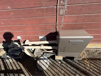 群馬県安中市のお客様のガス給湯器交換工事