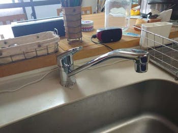 愛知県名古屋市のお客様のキッチン水栓交換工事