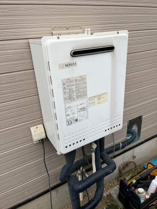 工事前　埼玉県幸手市のお客様の給湯器交換工事
