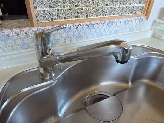 工事前　栃木県那須塩原市のお客様の混合栓交換工事