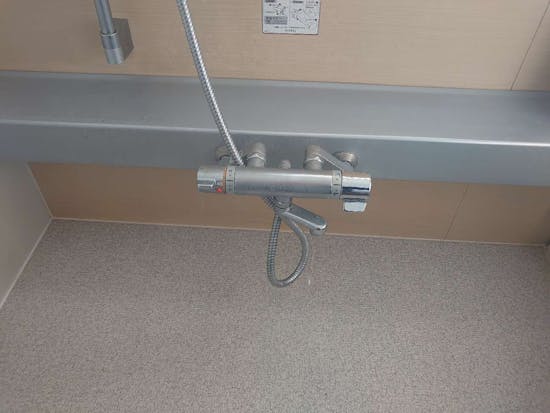 工事前　愛知県豊田市の浴室混合栓交換工事