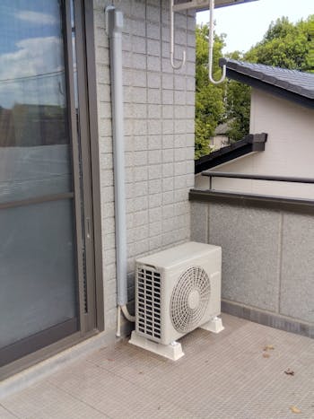 群馬県のお客様のエアコン取付け工事　具体的な工事内容2