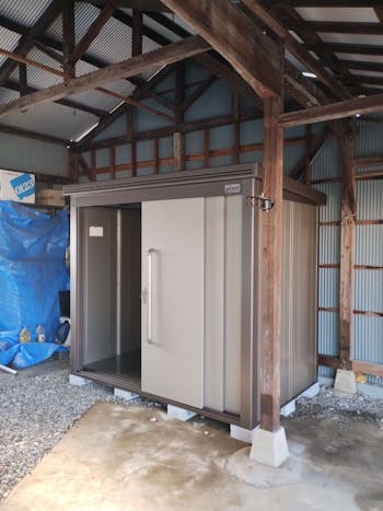 群馬県太田市のお客様の物置設置工事