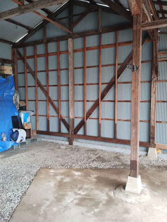 工事前　群馬県太田市のお客様の物置設置工事