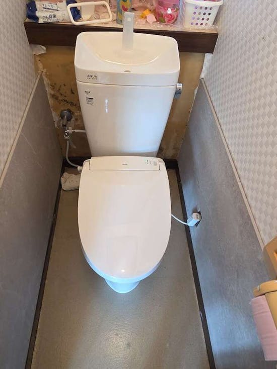 工事後　栃木県芳賀郡市貝町のお客様の便器交換工事