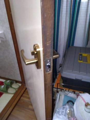 東京都青梅市のお客様のトイレドアノブ交換工事