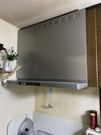 比企郡川島町のお客様のテレビドアフォン・レンジフード交換交換　具体的な工事内容1