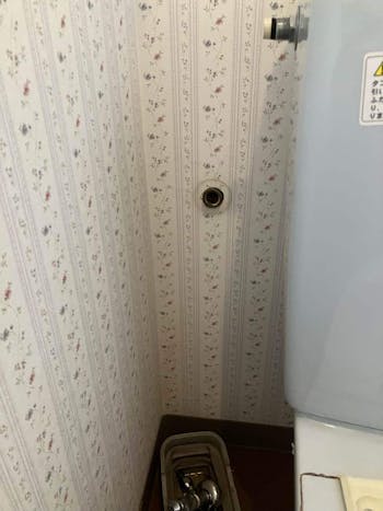 群馬県佐波郡のお客様のウオシュレット交換工事　具体的な工事内容2