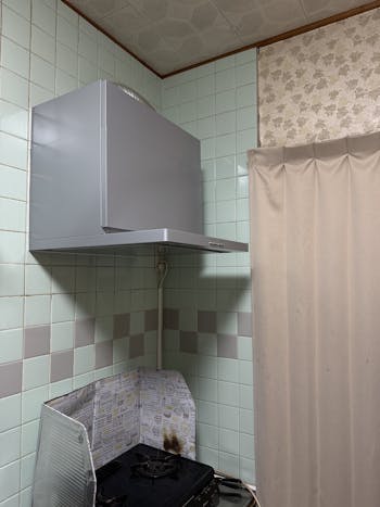 佐倉市のお客様のビルトインコンロ・ガスコンロ工事