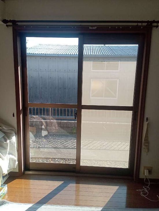 工事前　静岡県磐田市のお客様の内窓設置工事