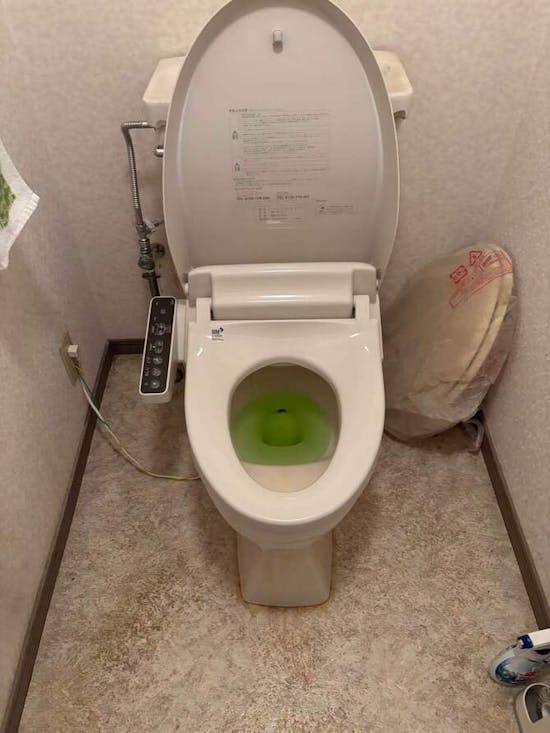 工事後　茨城県水戸市のお客様の温水洗浄便座交換工事