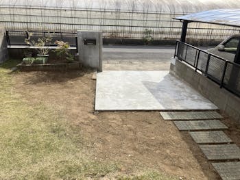 神栖市のお客様の外構工事　具体的な工事内容1