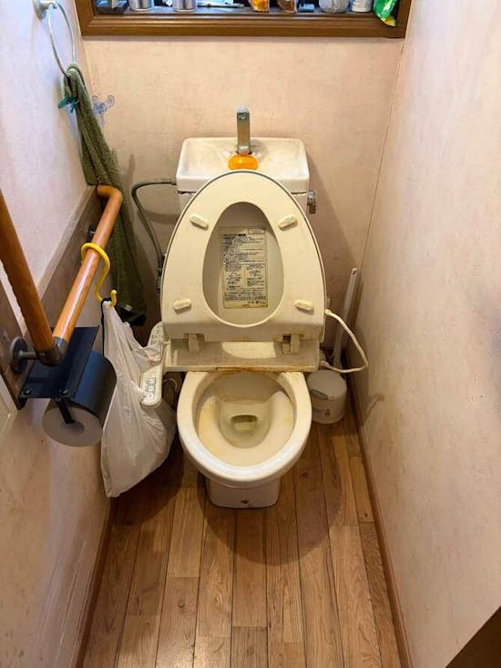 工事前　埼玉県桶川市のお客様のトイレ交換工事
