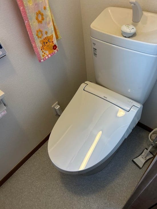 工事後　静岡県御殿場市のお客様の便器交換工事