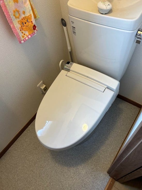 工事前　静岡県御殿場市のお客様の便器交換工事