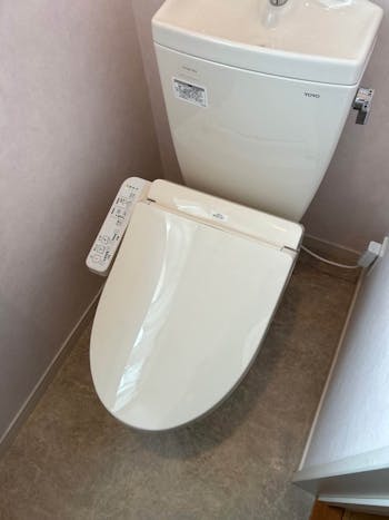 宮城県仙台市のお客様の温水洗浄便座交換工事