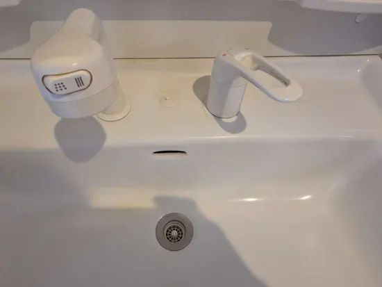 工事前　栃木県宇都宮市のお客様の洗面台水栓工事