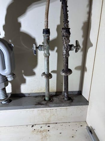 茨城県土浦市のお客様のワンホール水栓交換工事　具体的な工事内容2