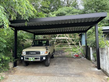 東松山市のお客様のカーポート工事