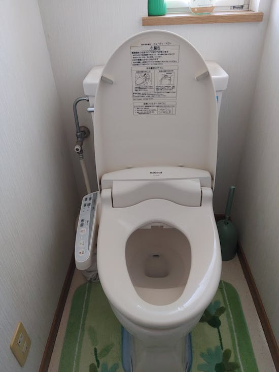 工事前　比企郡小川町のお客様のトイレ交換工事