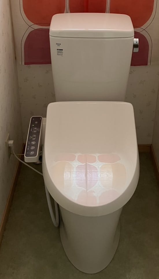 工事後 富士宮市のお客様のLIXILトイレ工事