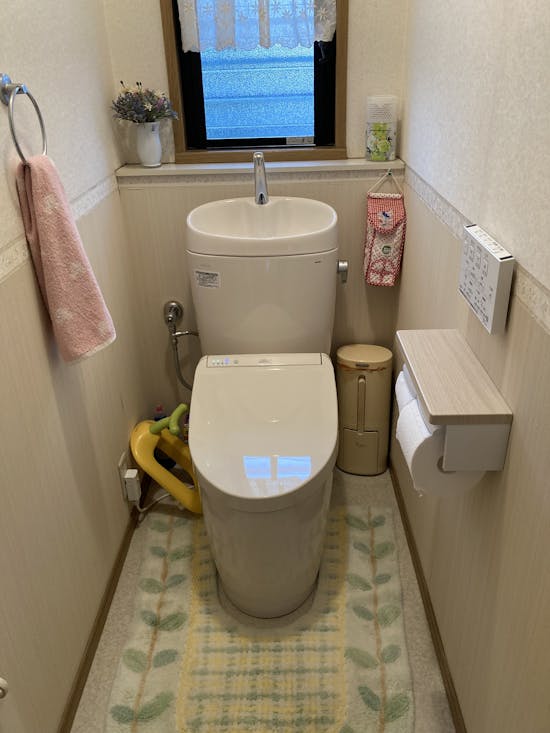 工事後 浜松市中央区のお客様のトイレ交換工事