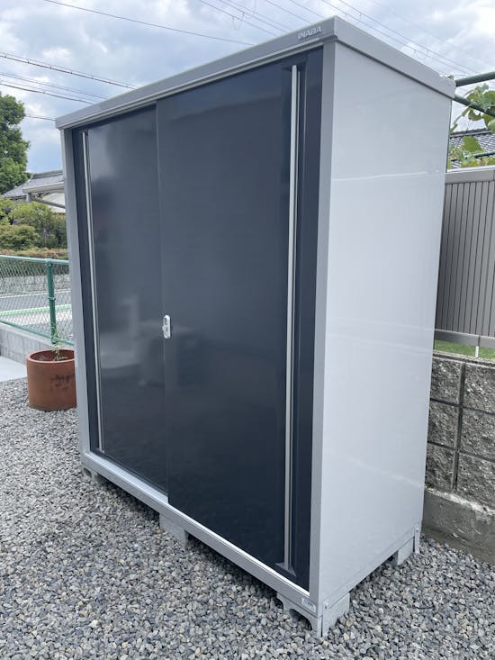 工事後　湖南市のお客様の物置組立設置工事