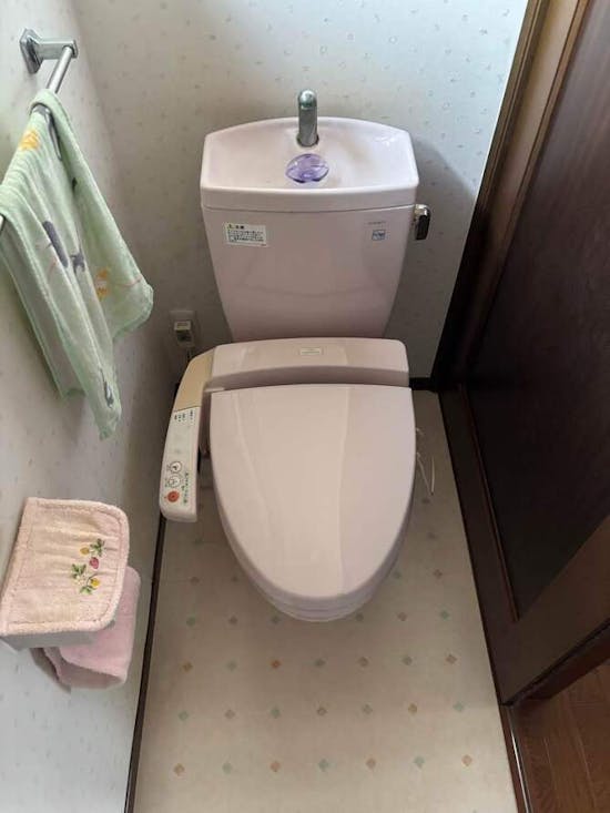 工事前　茨城県つくば市のお客様のトイレ交換工事