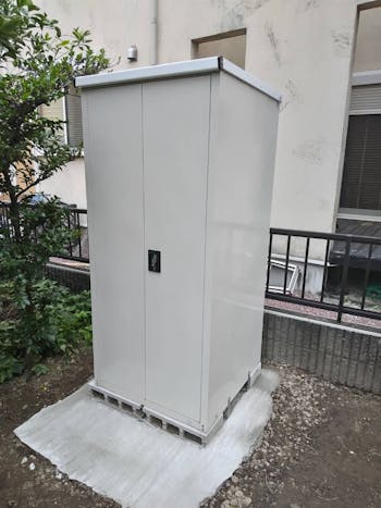 群馬県のお客様の物置工事　具体的な工事内容2
