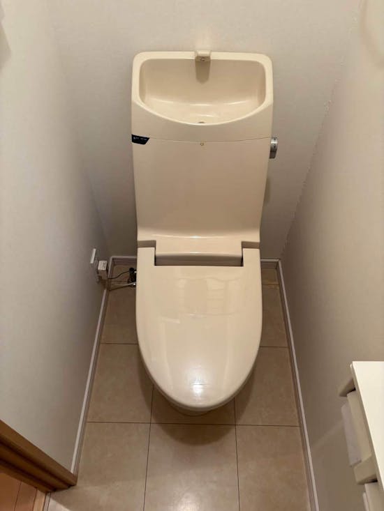 工事前　茨城県水戸市のお客様のトイレ交換工事