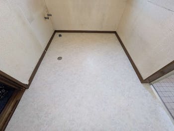 静岡県静岡市のお客様の洗面化粧台・洗面所床工事　具体的な工事内容3