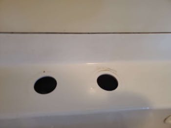 栃木県宇都宮市のお客様の洗面台水栓交換工事　具体的な工事内容1