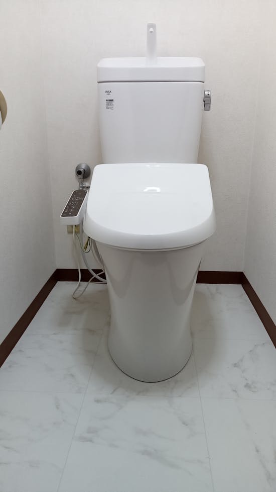 工事後 東大阪市のお客様のトイレ工事